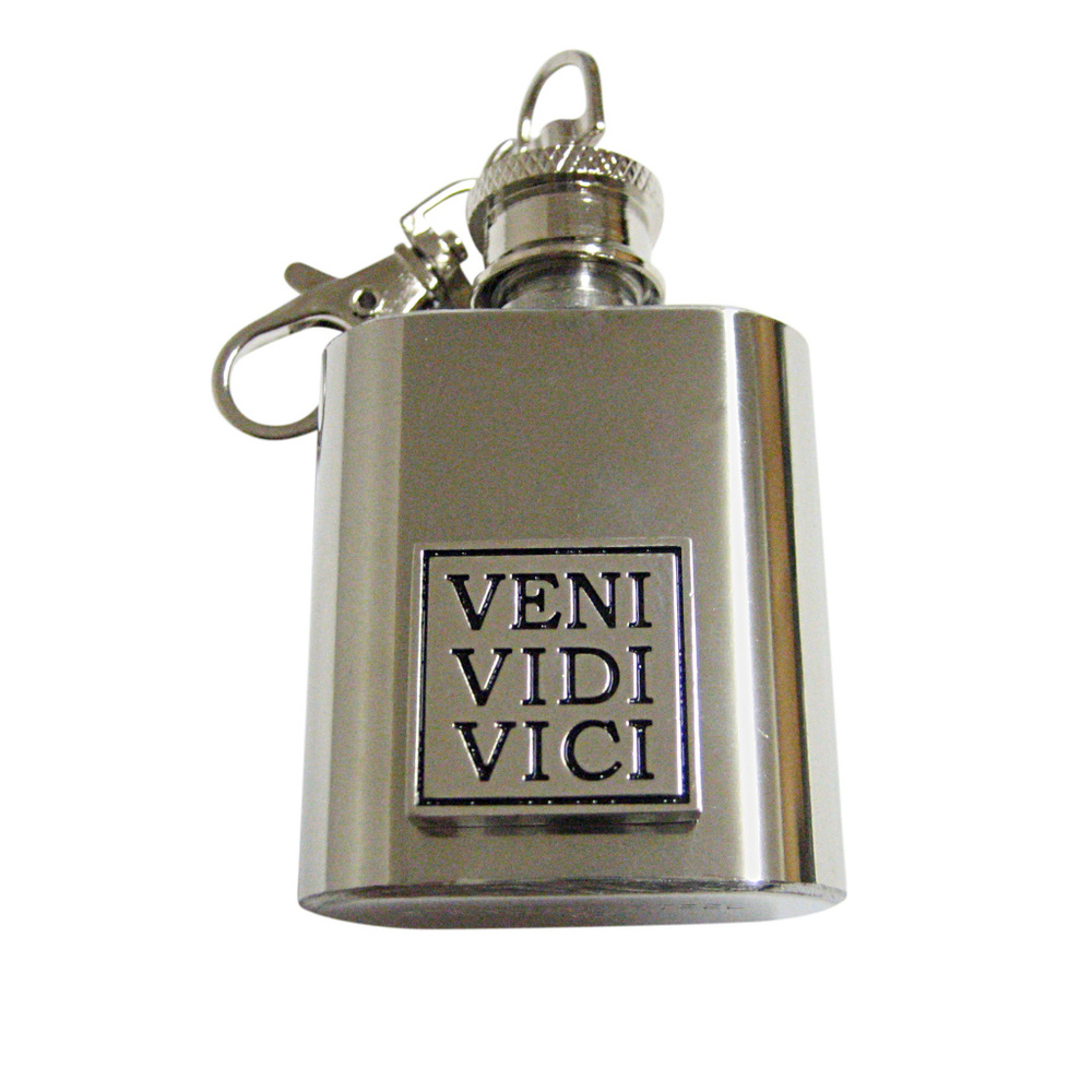 Veni Vidi Vici Keychain Flask